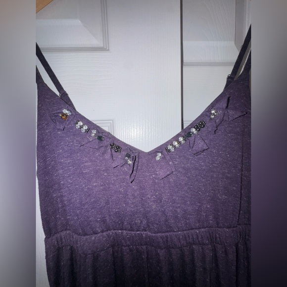 Vera Wang Asymmetrical Purple Dress w/Pockets - Picture 2 of 10